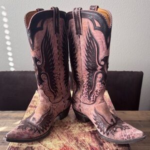 Old Gringo Pink and Brown Western Boots